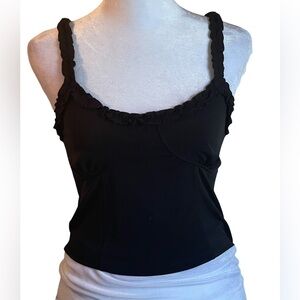 Aeropostale Crop Top Color Black